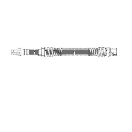 Centric Parts Brake Hose, 150.37015 150.37015